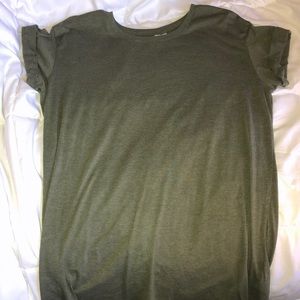H&M: Green T-shirt Dress